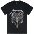Metallica Viking Art T-Shirt – Heavy Metal Skull Axe Graphic Tee – Black Cotton Rock Merchandise