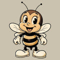 Wildflower Bee Mascot