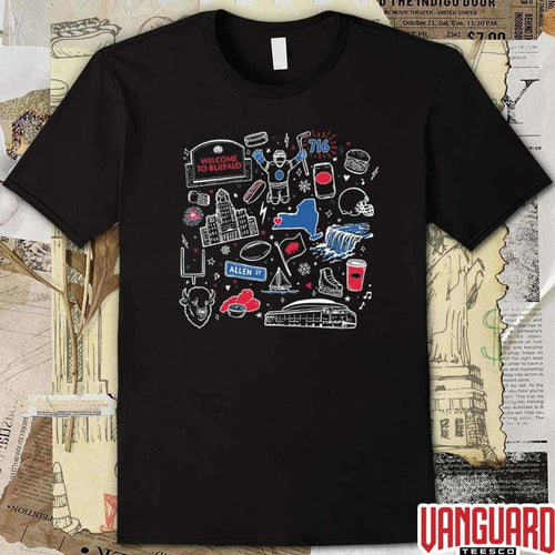 2026 Doodles Buffalo Welcome To Buffalo Allen St t-shirt