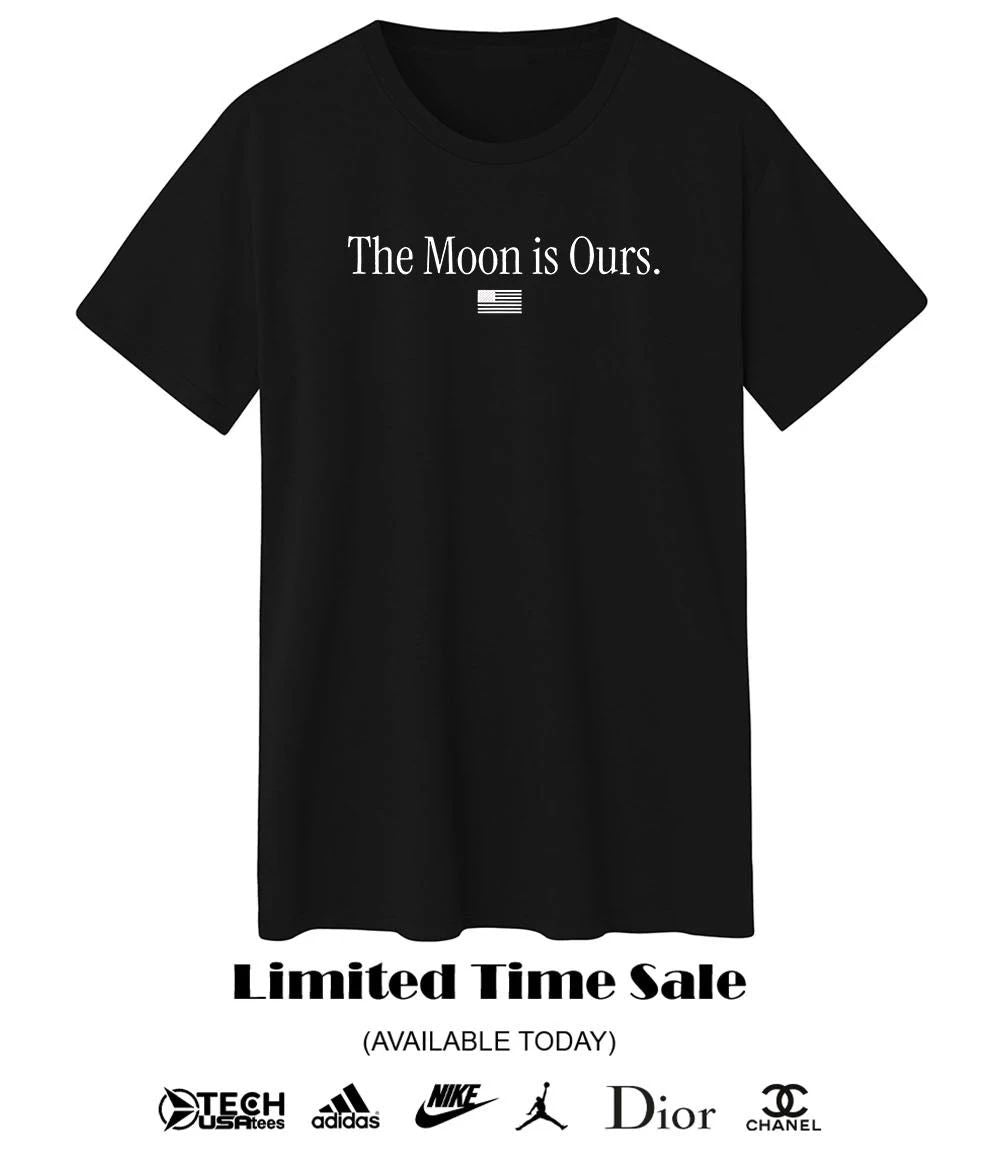The Moon is Ours flag shirt