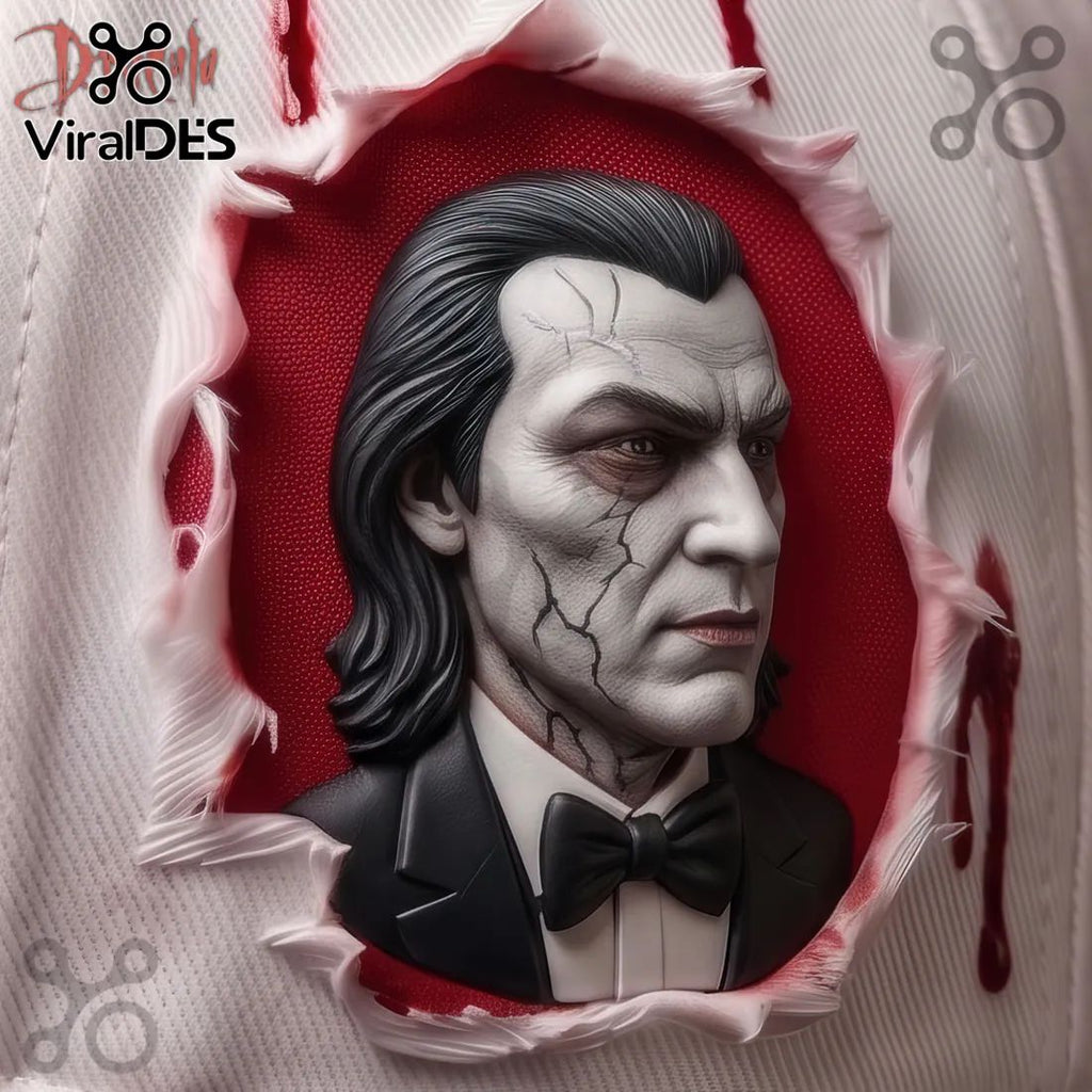 Dracula A Night Of Bloodlust Sculpted 3D Baseball Cap