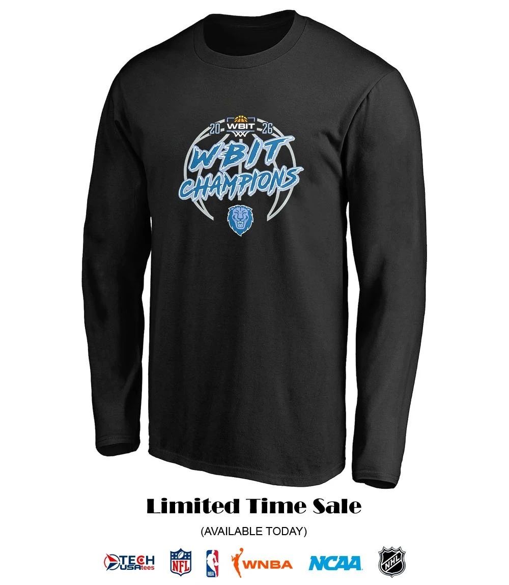 Columbia Lions 2026 WBIT Champions shirt