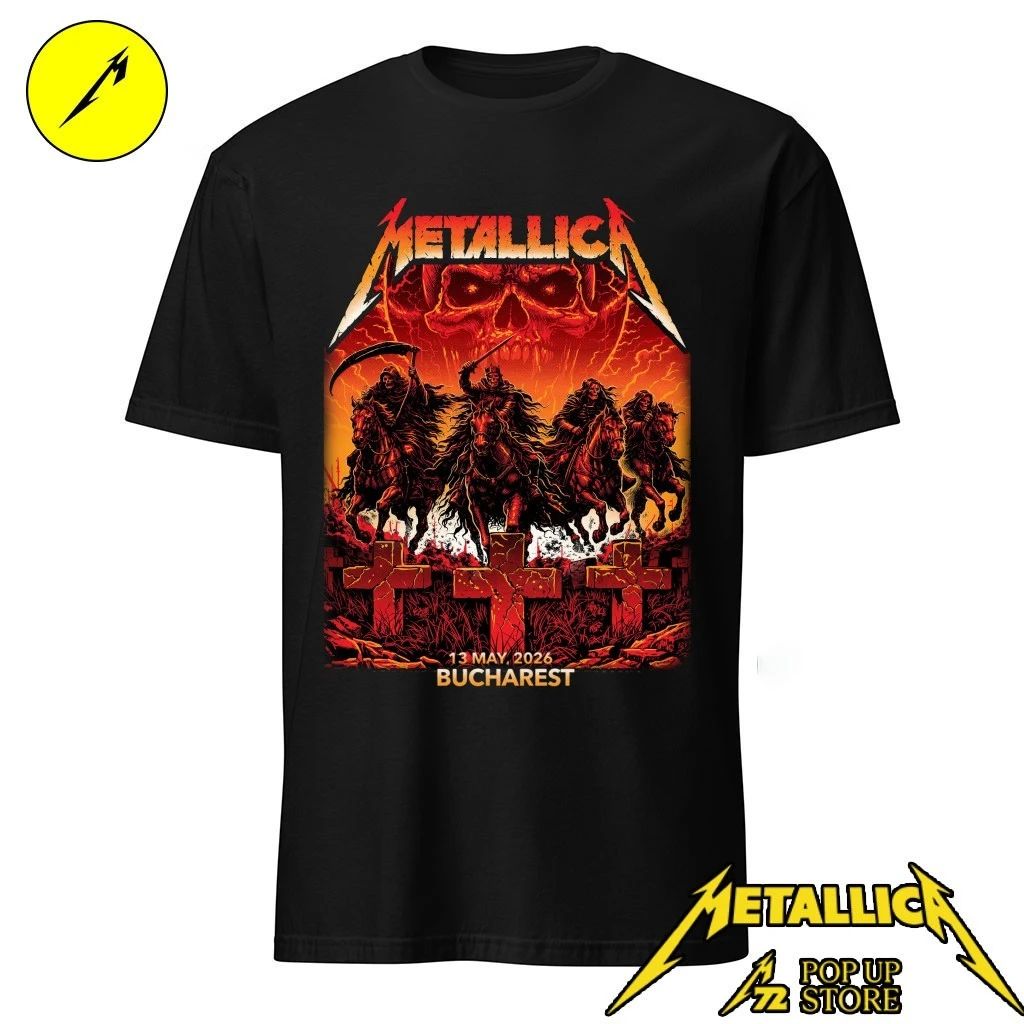 Metallica M72 Bucharest Pop-Up Shop At Arena Națională May 13, 2026 M72 World Tour 2026 By Maxx242 Shirt