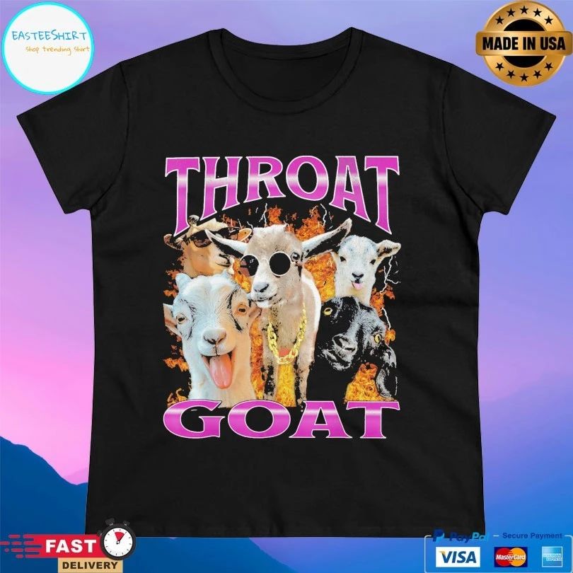 Throat Goat Goats With Sunglasses T-shirt