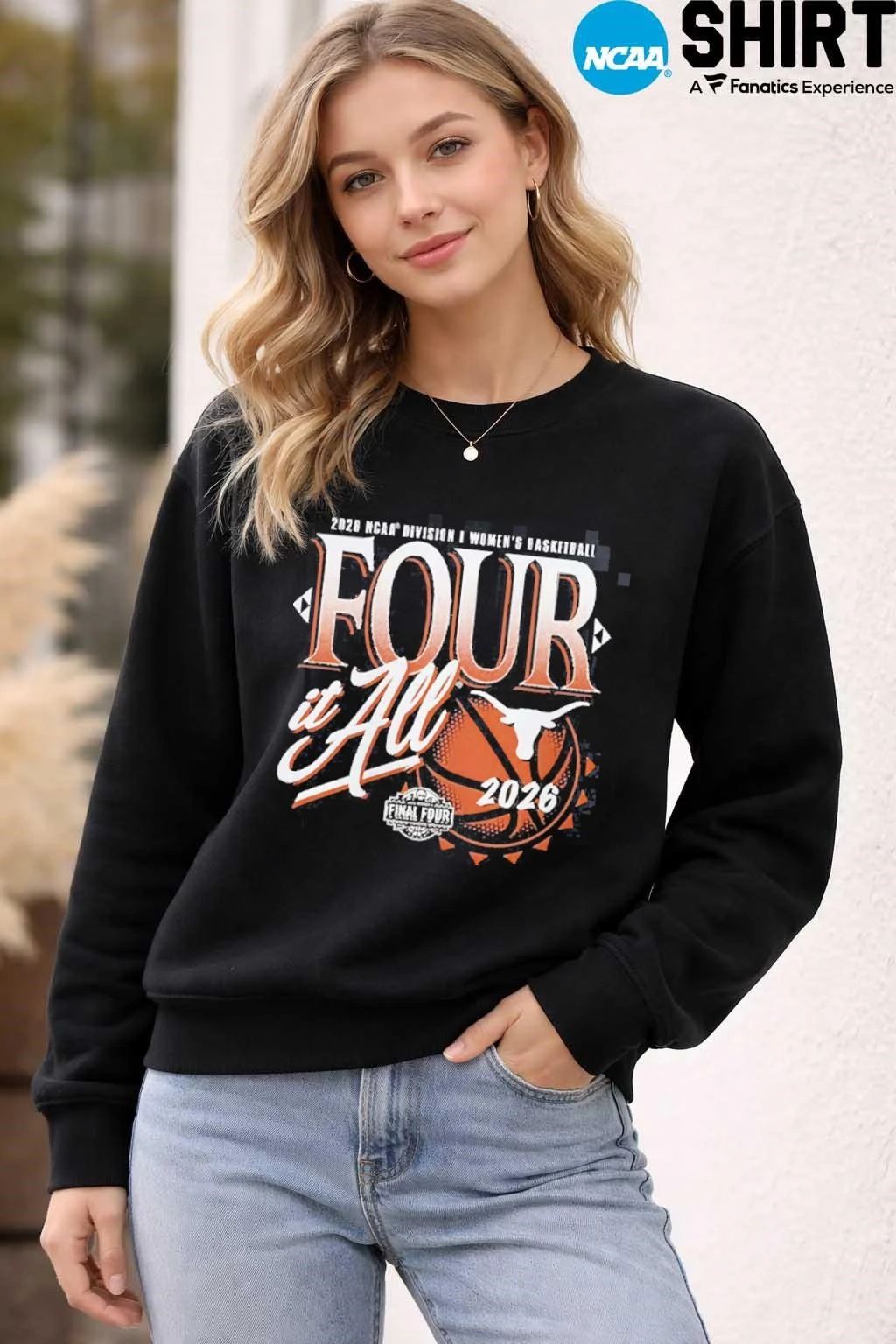 Texas Longhorns Women’s Basketball 2026 NCAA Final Four Zone Move Four It All T-Shirt