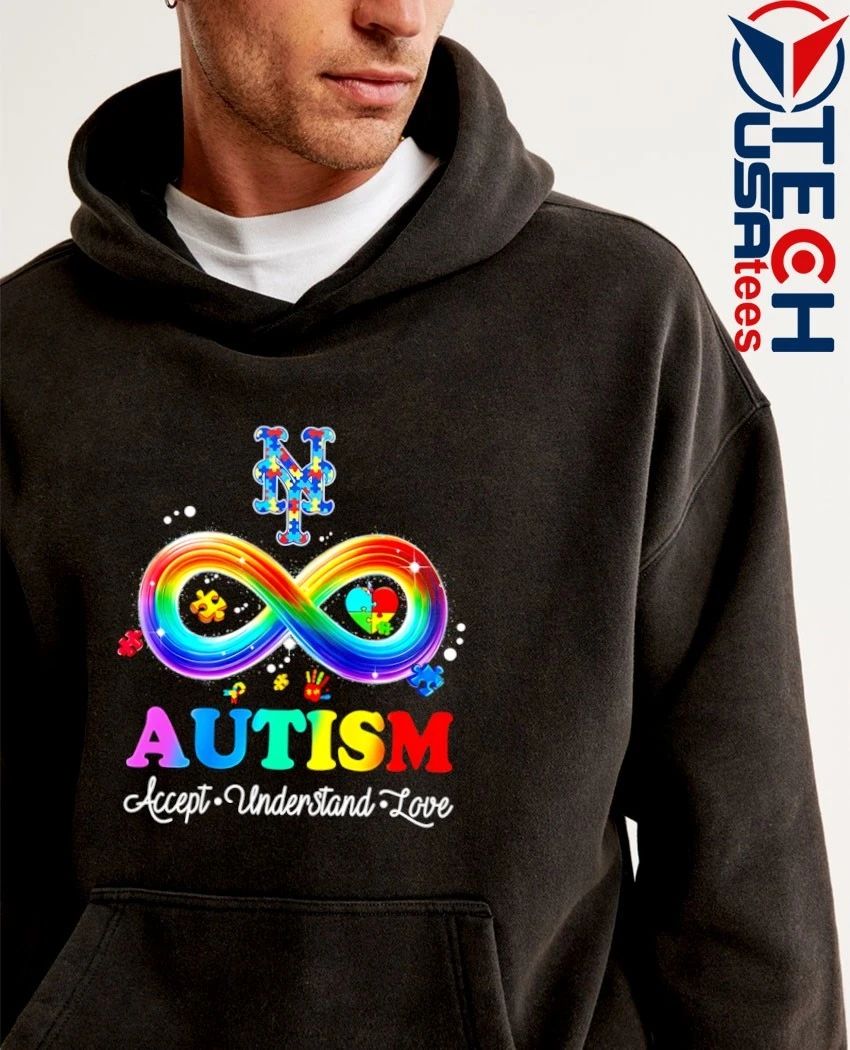 New York Mets Autism accept understand love shirt
