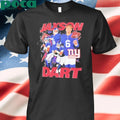 Jaxson Dart New York Giants Notorious Graphic T-Shirt