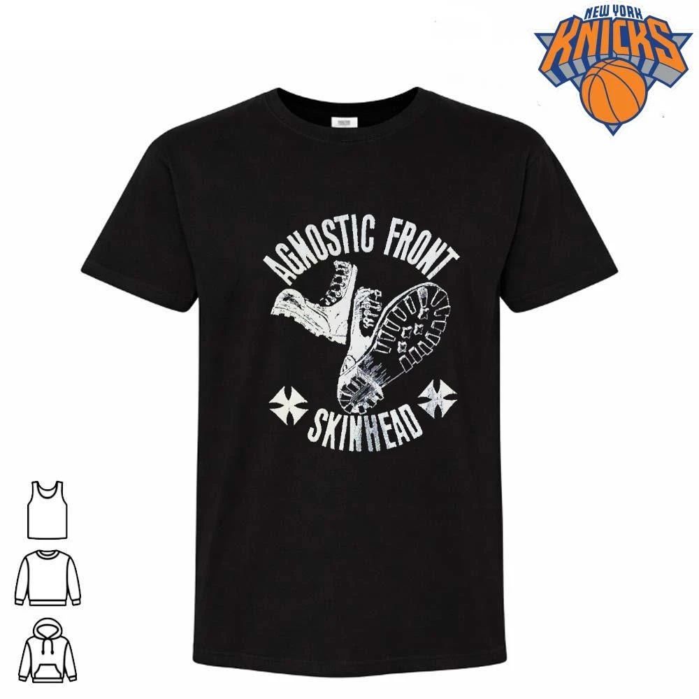 Agnostic Front Skinhead Hardcore Punk Heavy Duty Combat Boots Distressed Vintage shirt
