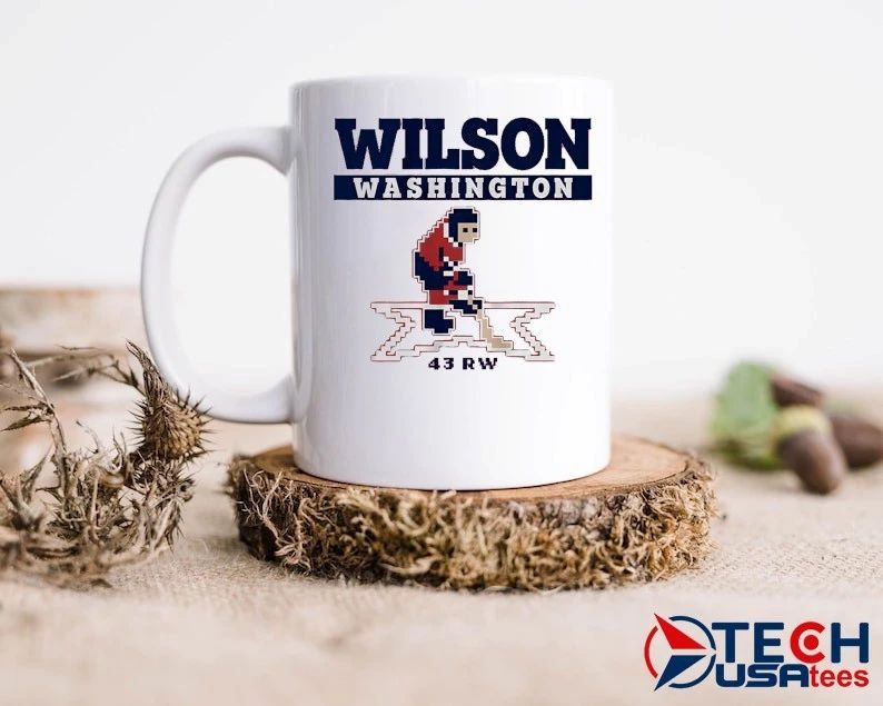 Tom Wilson Washington Capitals Hockey 43RW pixel shirt