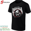 Social Distortion Est 1979 Range County California Skull Martini T-shirt