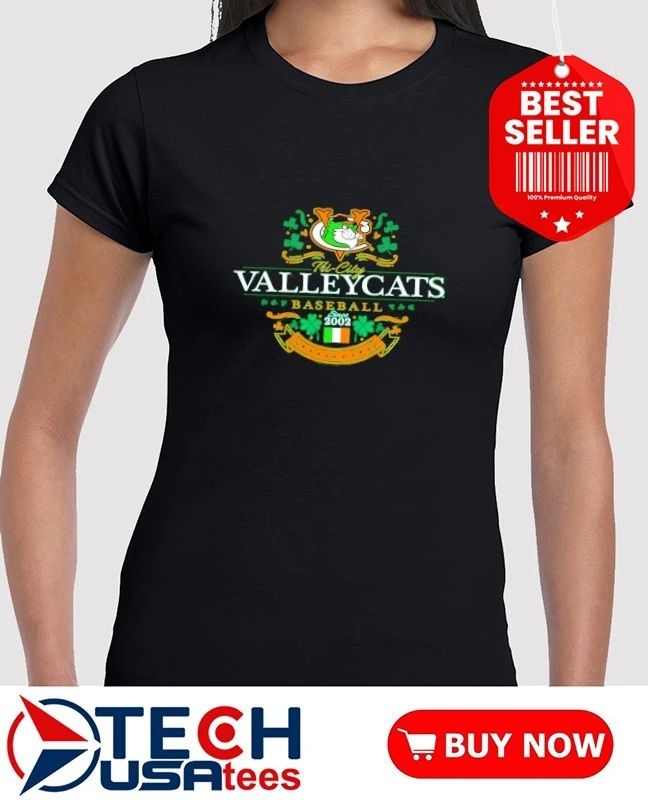 Tri-city Valleycats Baseball since 2002 St. Patrick’s Day shirt