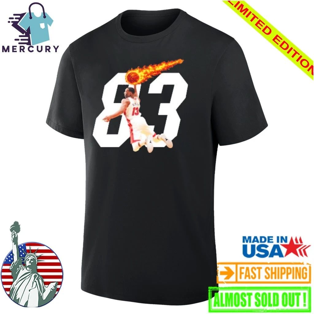 Bam Adebayo 83 Points Game Shirt