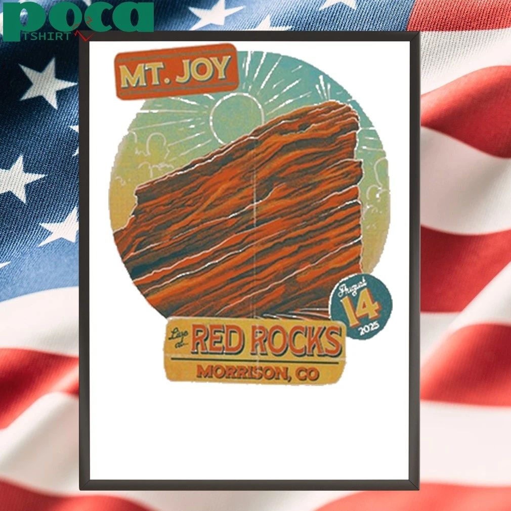 08-14-2025 Red Rocks Mt. Joy Band Shirt