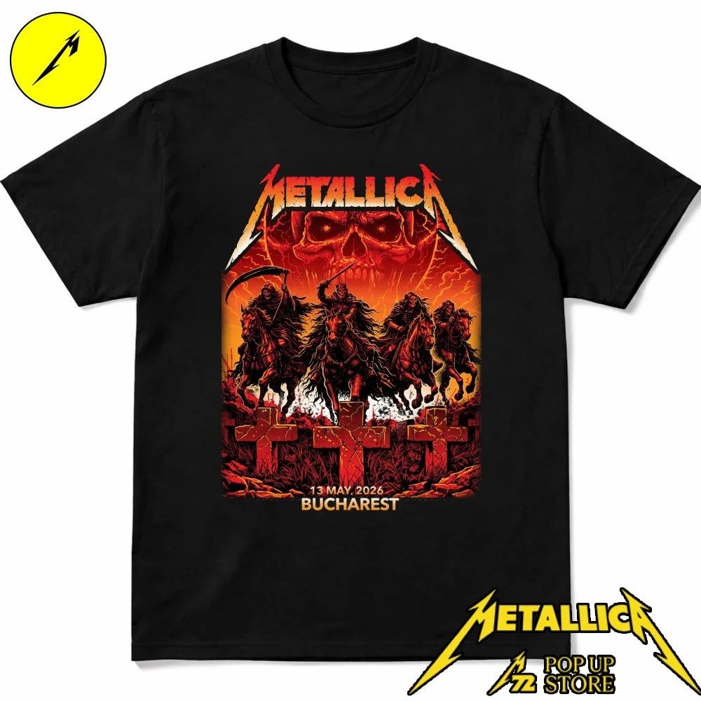 Metallica M72 Bucharest Pop-Up Shop At Arena Națională May 13, 2026 M72 World Tour 2026 By Maxx242 Shirt