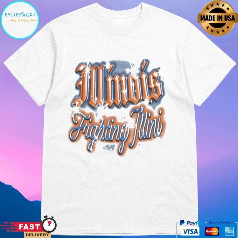 Illinois Fighting Illini Airbrush 2026 T-shirts