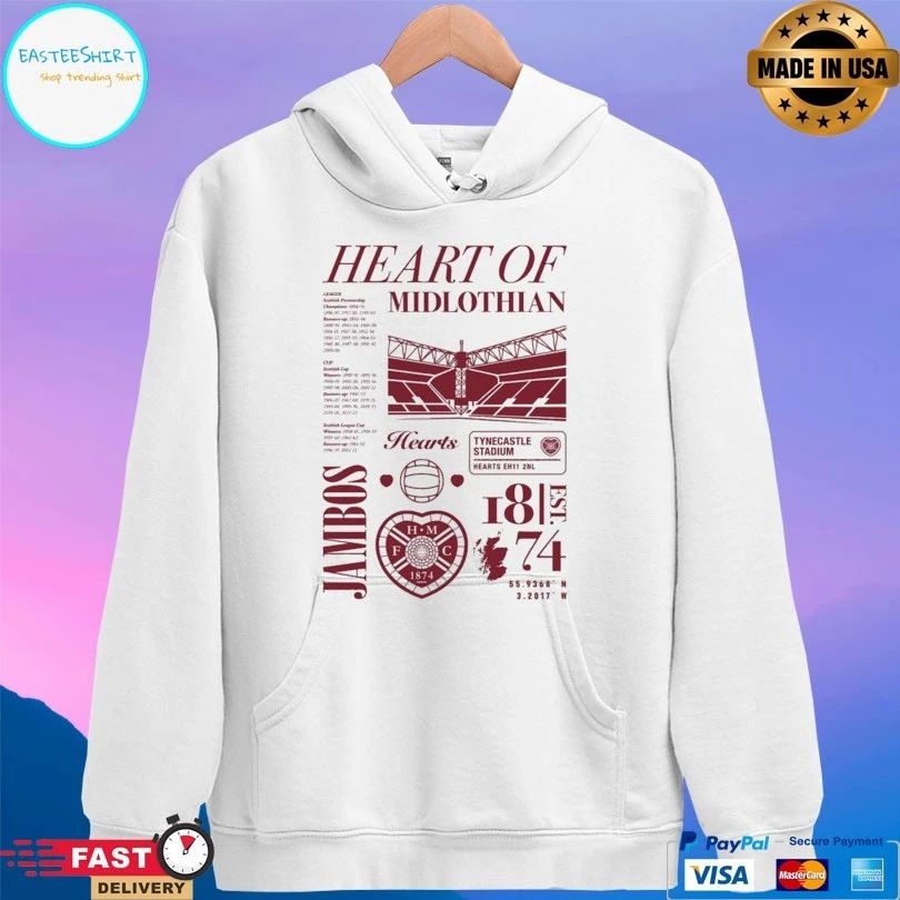 Hearts Of Midlothian Jambos Hearts Iconic Collection T-shirt