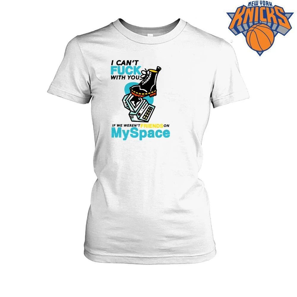 I Can’t Fuck With You If We Weren’t Friends On MySpace Punk Boot Computer T-Shirt