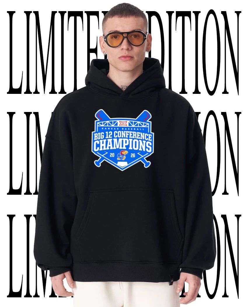 Kansas Jayhawks Baseball 2026 Big 12 Regular Season Champions logo shirt