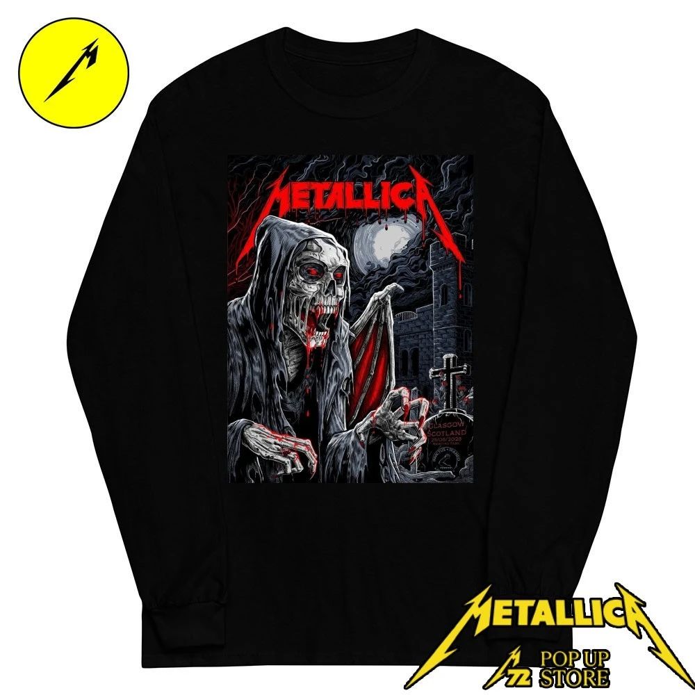 Metallica Glasgow Pop Up Store Limited Edition Exclusively T-Shirt