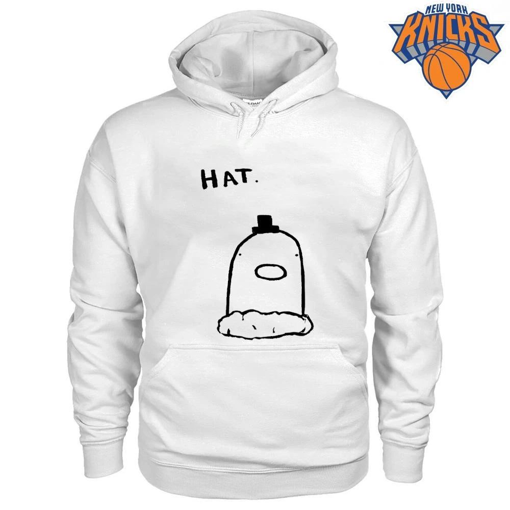 Hat Cute Little Ghost Wearing Tiny Black Top Hat Cartoon Doodle Shirt