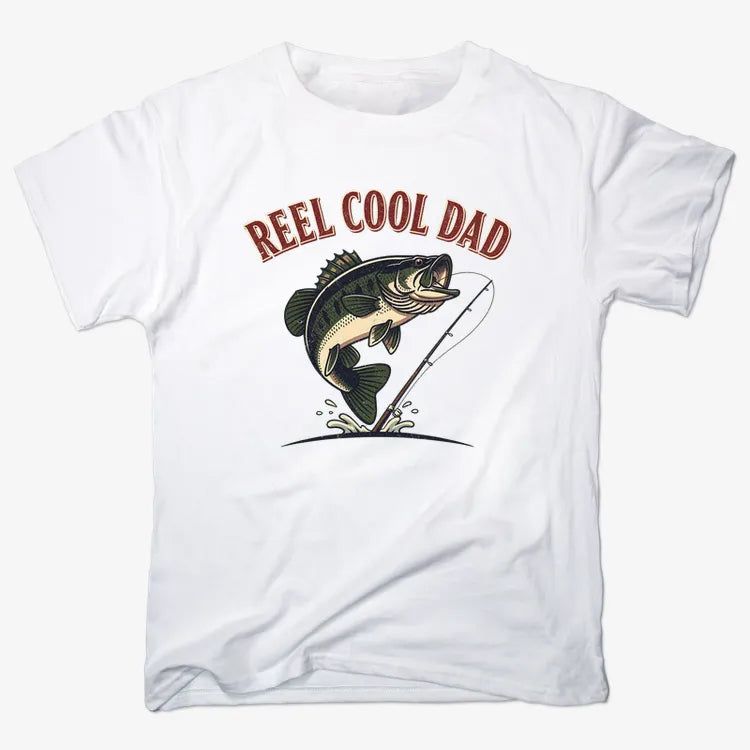 Reel Cool Dad Fishing Tee