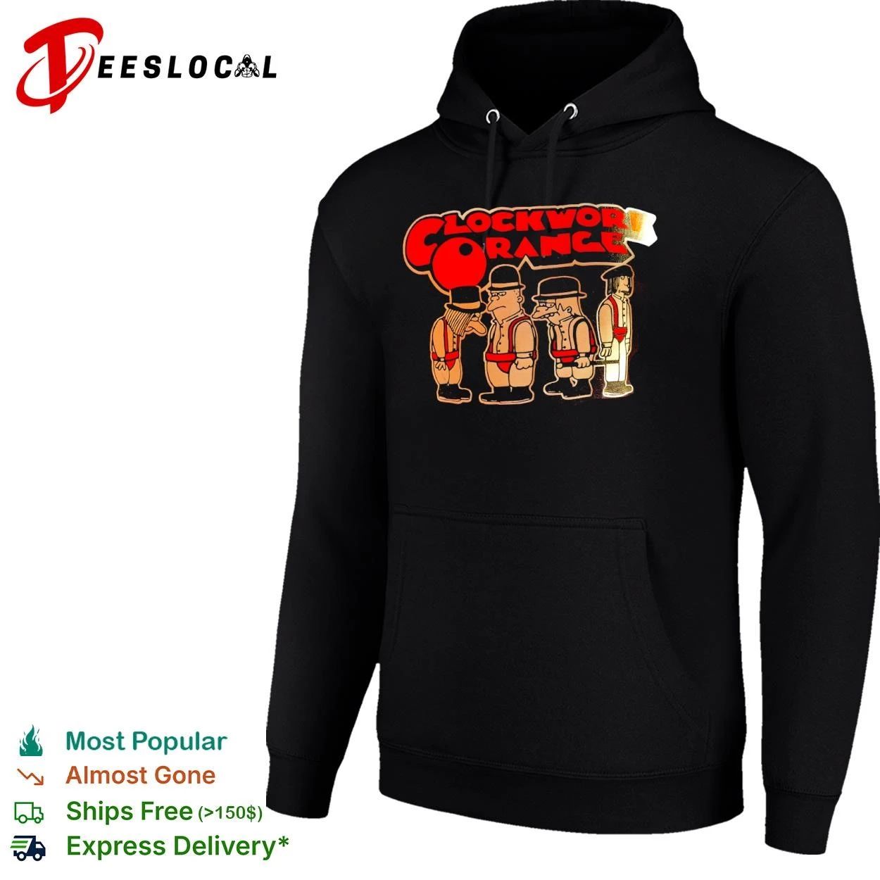 Clockwork Orange The Simpsons Characters T-shirt
