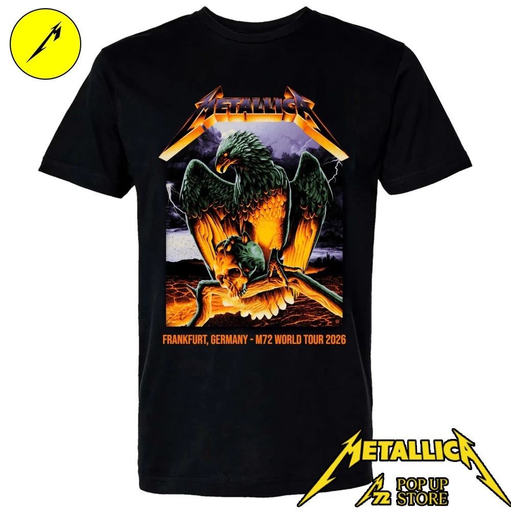 Metallica May 24, 2026 Frankfurt, Germany At Deutsche Bank Park Pop-Up limited edition Shirt
