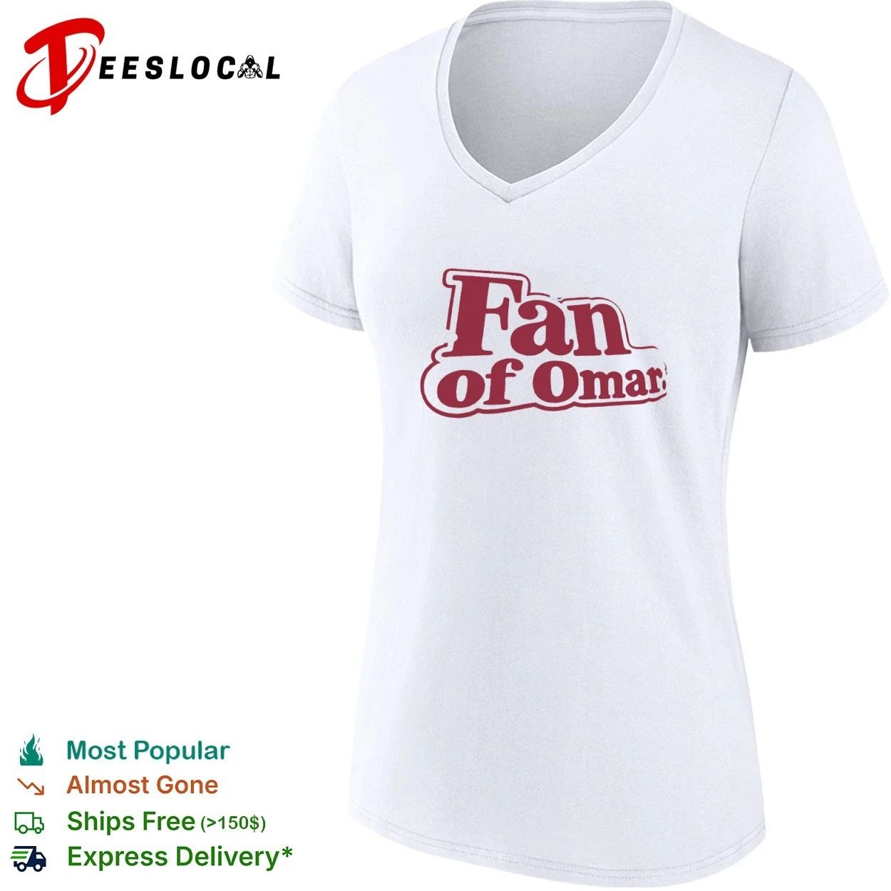 Fan of Omar Appreciation Name Personalized T-shirt