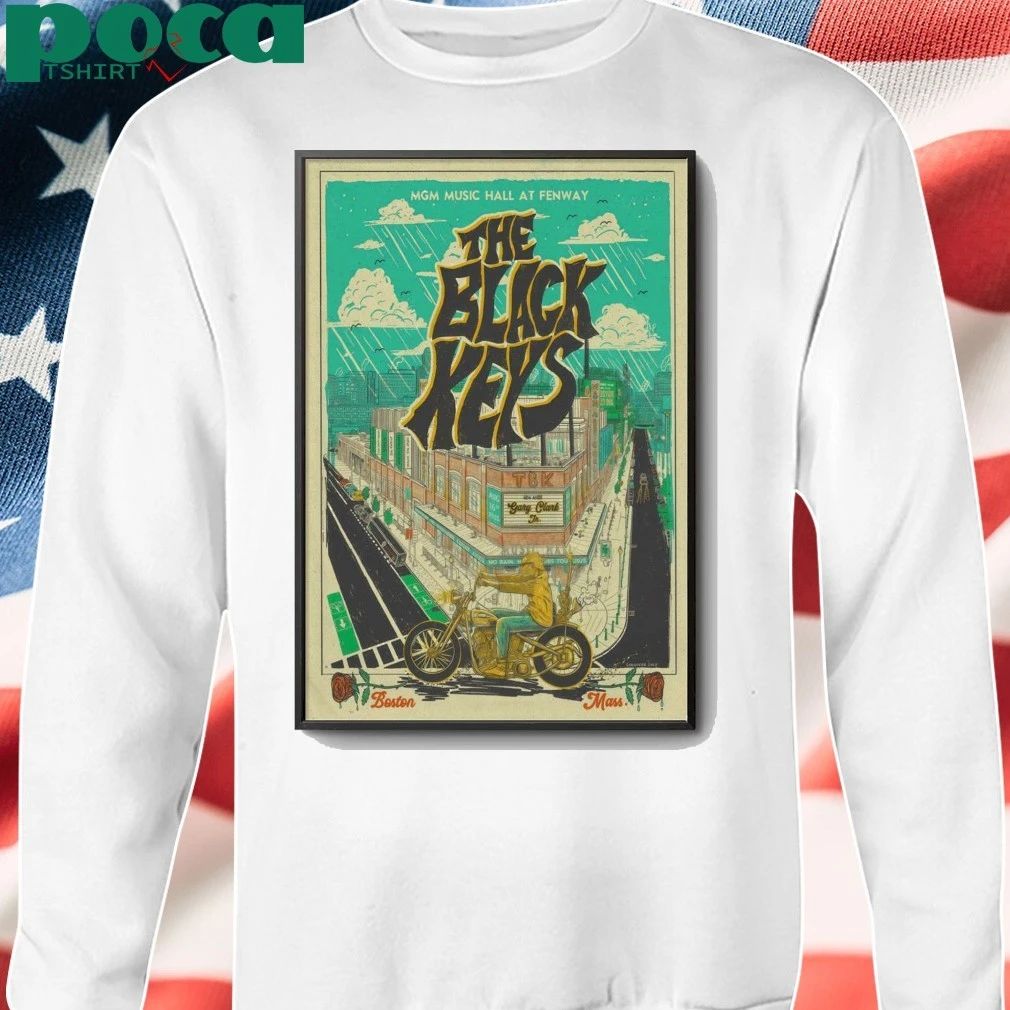 The Black Keys Boston Tour On Aug 16 2025 Poster shirt