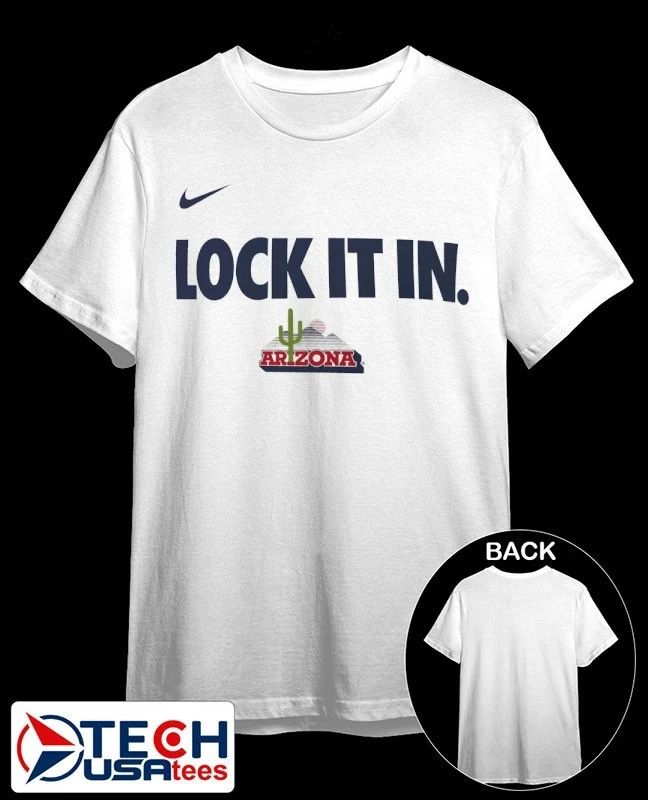 Lock it in Arizona Wildcats 2026 On-Court Bench shirt