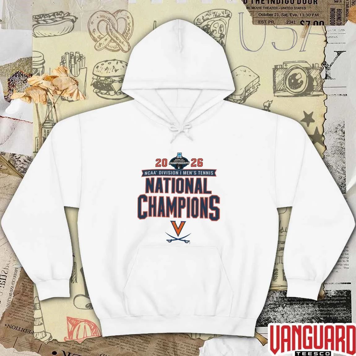 Virginia Cavaliers 2026 NCAA Division I Men’s Tennis National Champions t-shirt