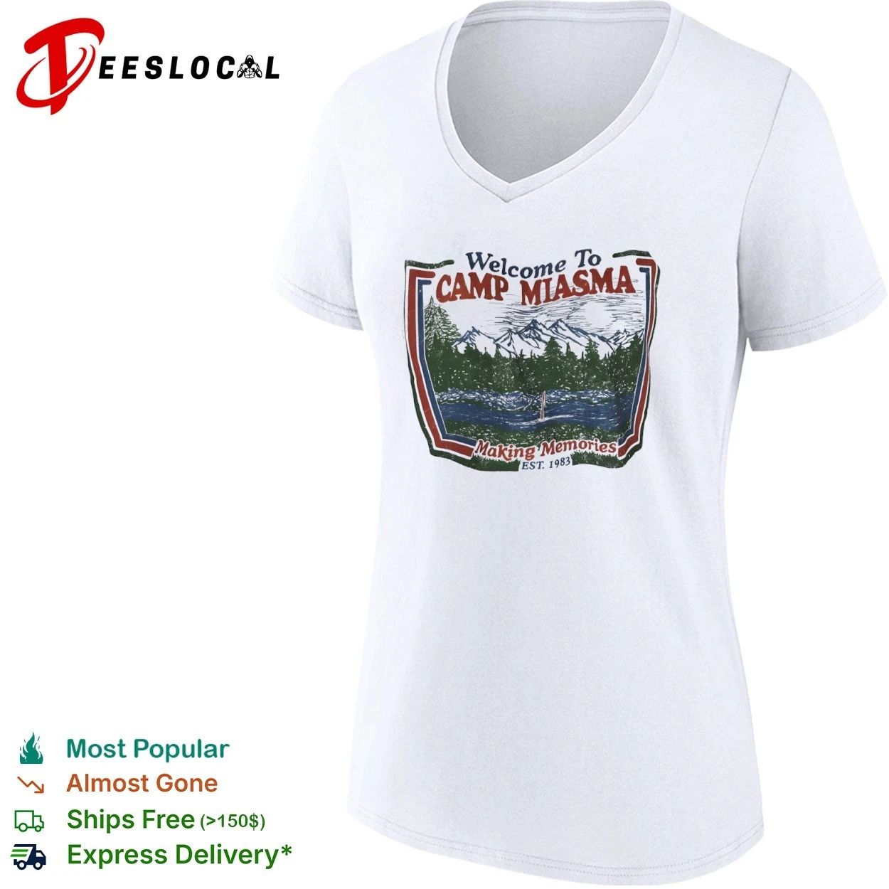 Welcome to Camp Miasma Making Memories Est 1983 T-shirt