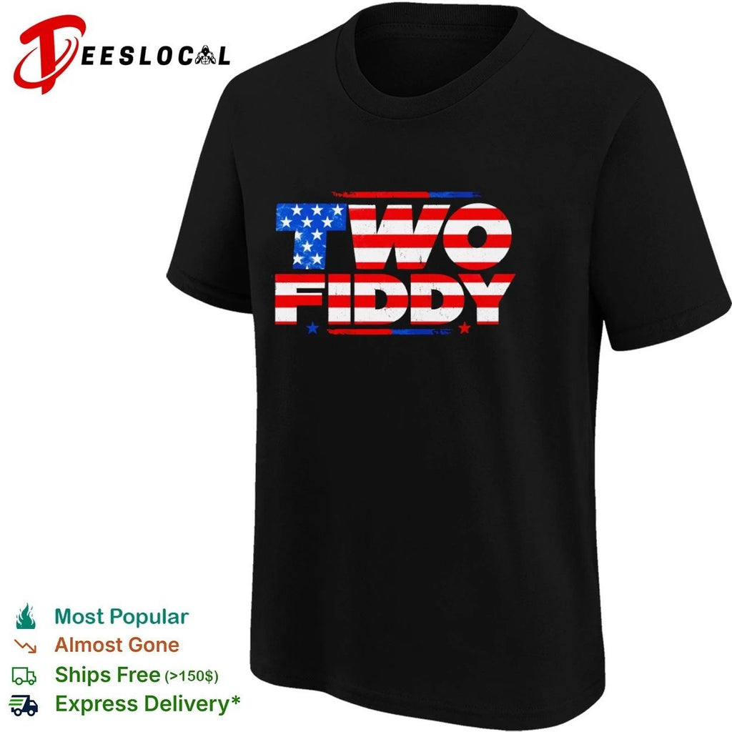 Two Fiddy American Flag south park funny T-shirt