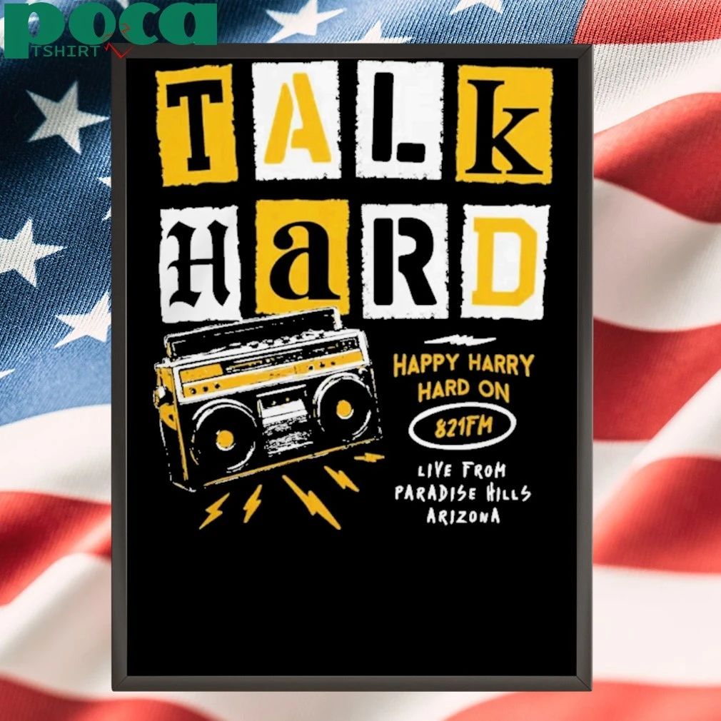 Talk Hard Pump Up The Volume Retro Radio 92 7 FM T-Shirt
