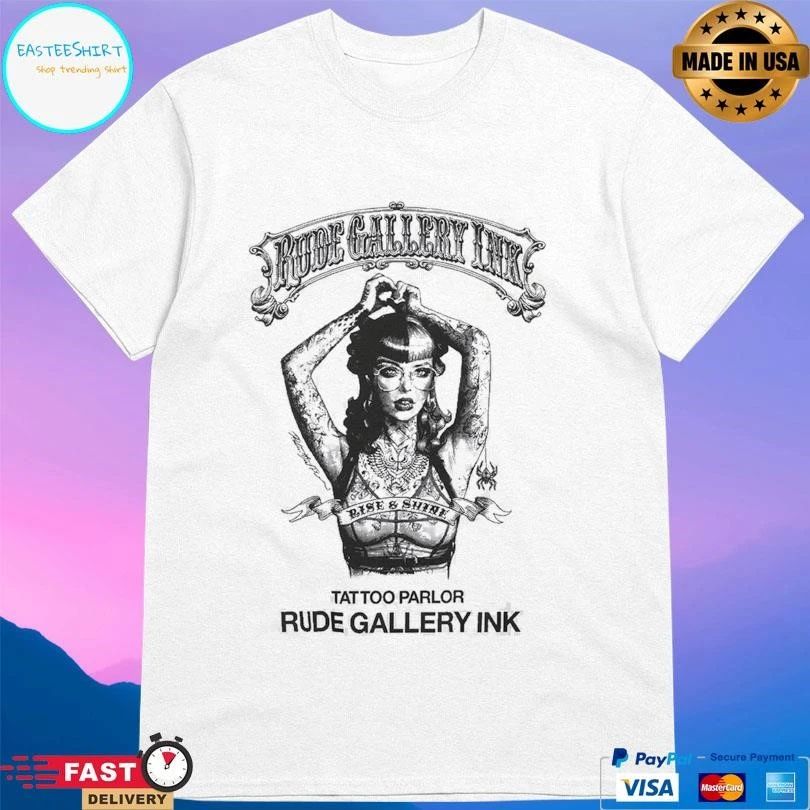 Rude Gallery Ink Tattoo Parlor Dude Gallery Ink T-shirts