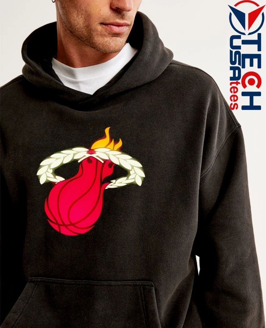 Miami Heat Basketball NBA Wreath logo shirt