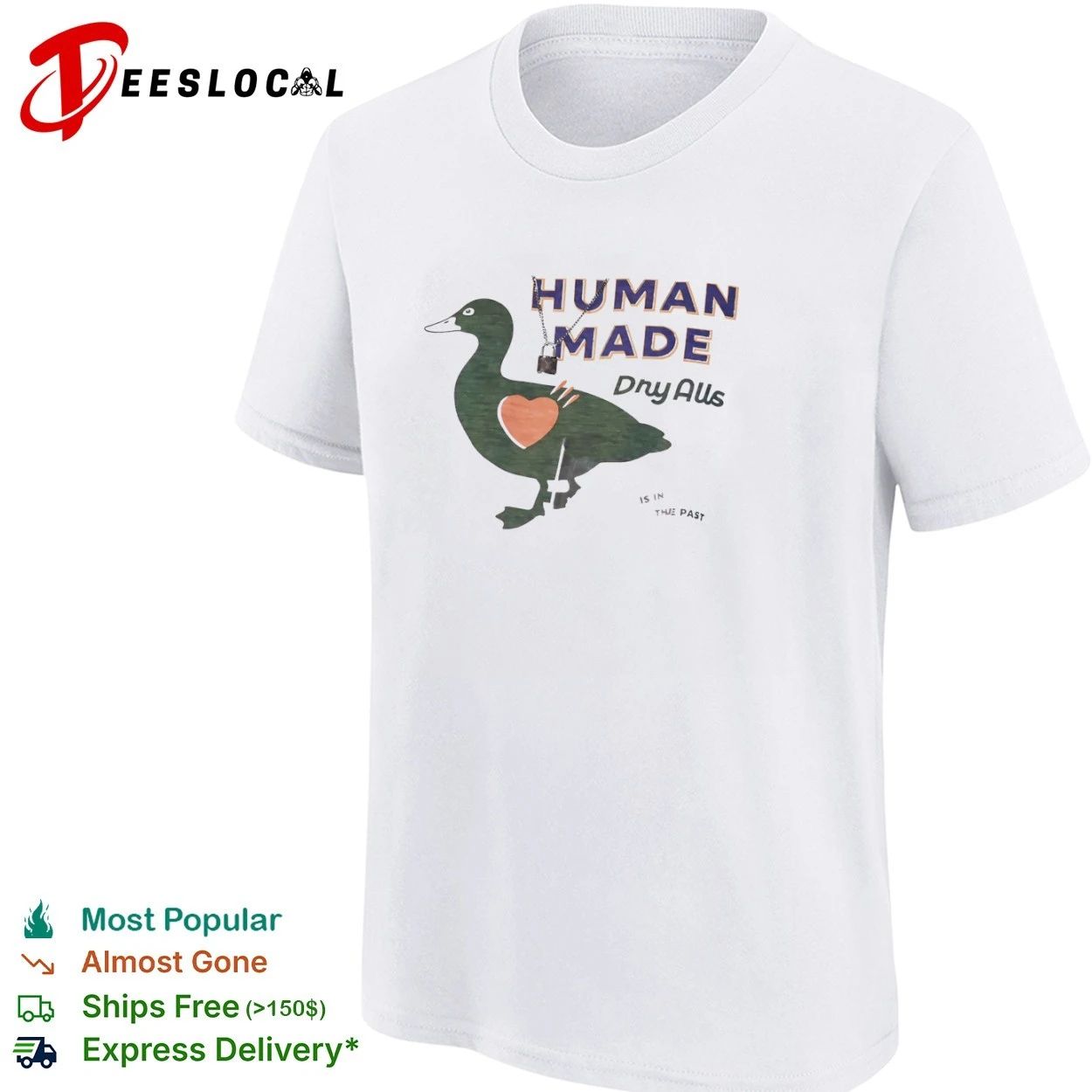 Human Made Dry Alls Duck Heart Nigo Streetwear T-shirt