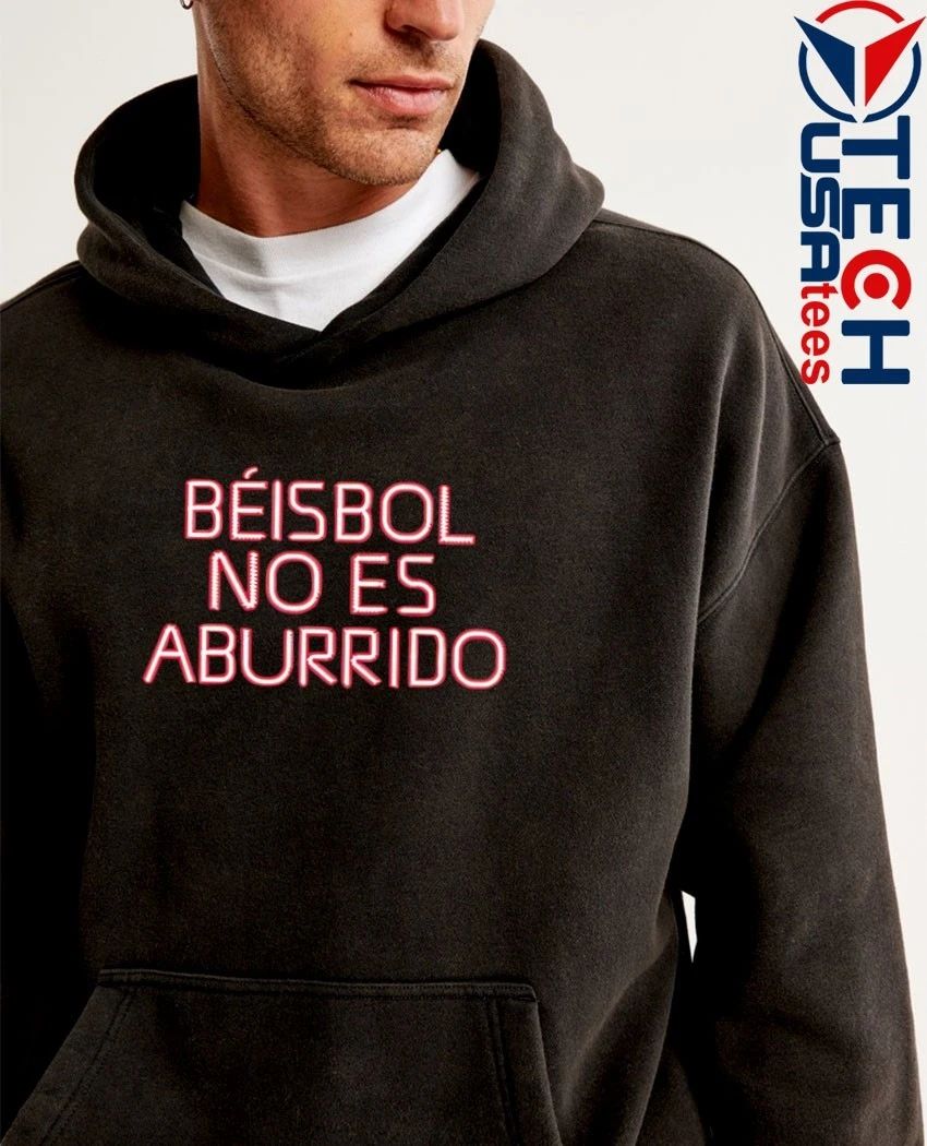 Rob Bradford wearing Baseball is not boring shirt