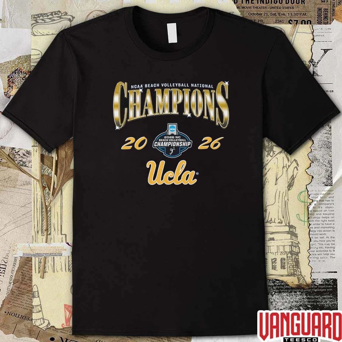 UCLA Bruins Women’s Beach Volleyball 2026 NCAA National Champions t-shirt