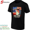 America 250 Years Anniversary 1776 2026 Statue of Liberty Fighter Jets T-shirt