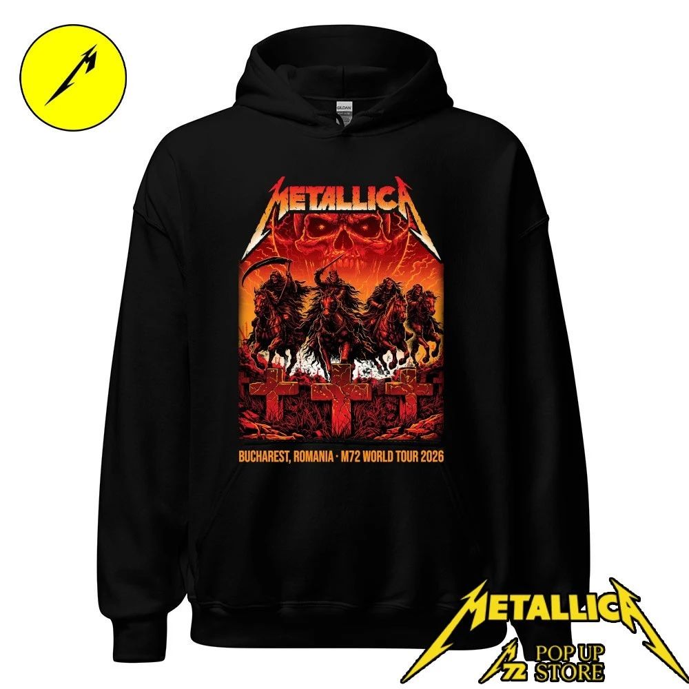 Metallica M72 Bucharest 2026 Tour Poster by Maxx242 Arena Națională, Romania Shirt