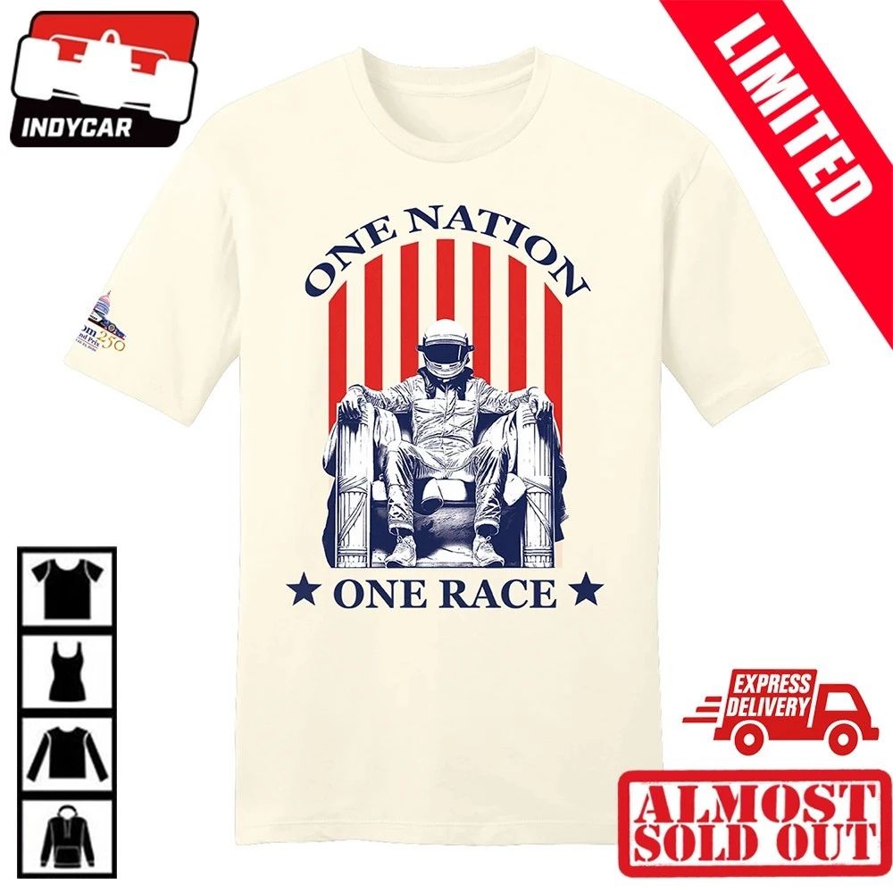 IndyCar One Nation, One Race Shirt Freedom 250