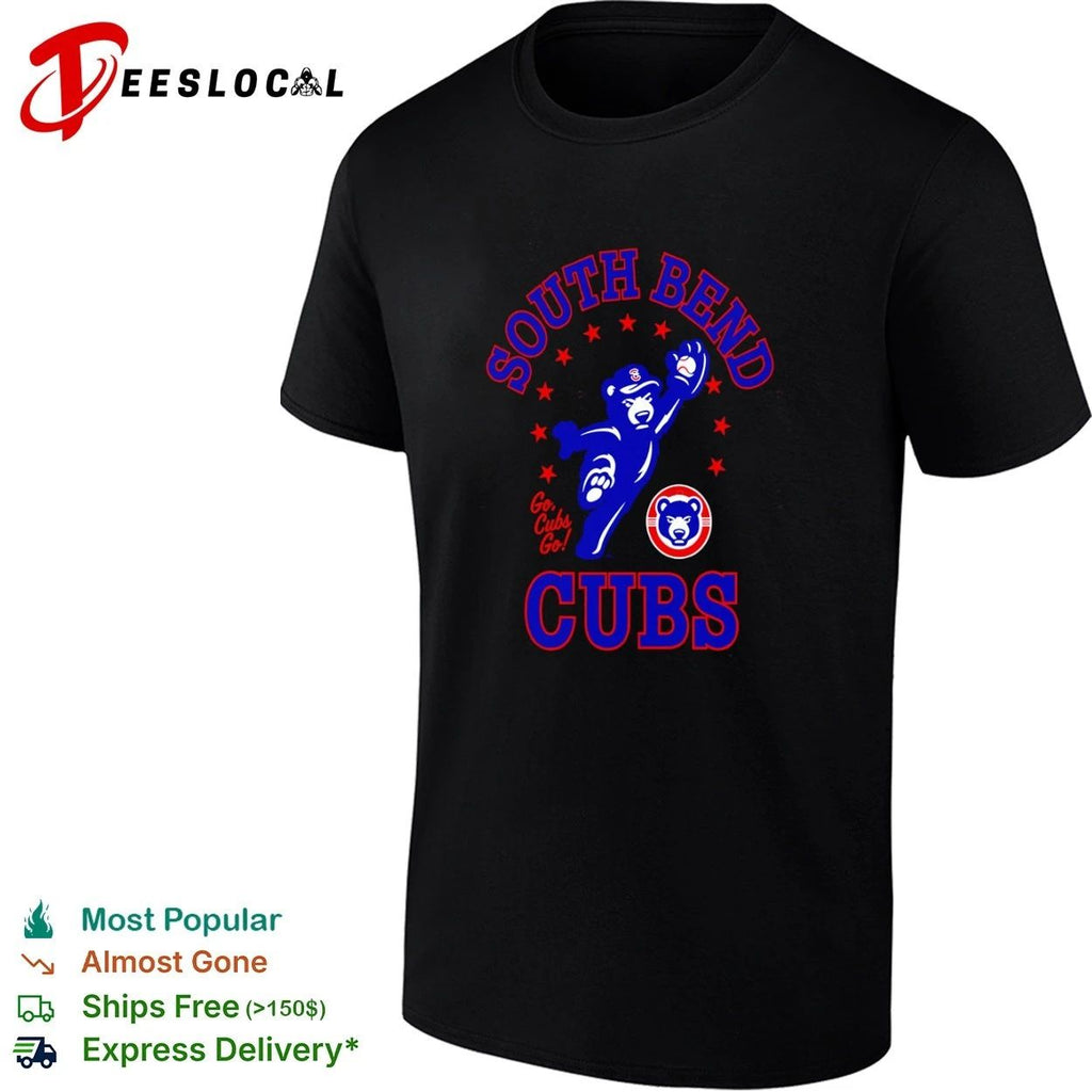 South Bend Cubs Go Cubs Go Baseball MiLB T-shirt