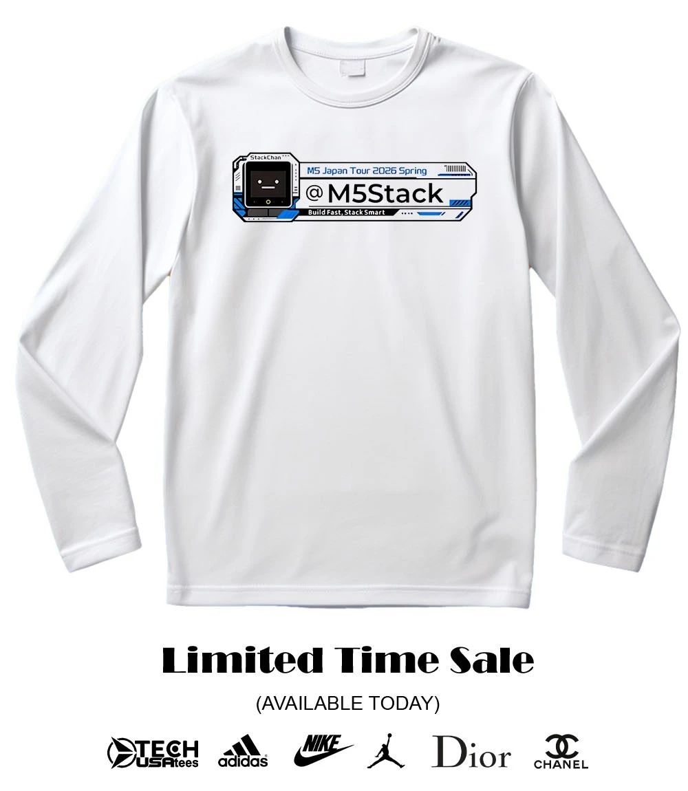 M5 Japan Tour 2026 Spring M5Stack shirt