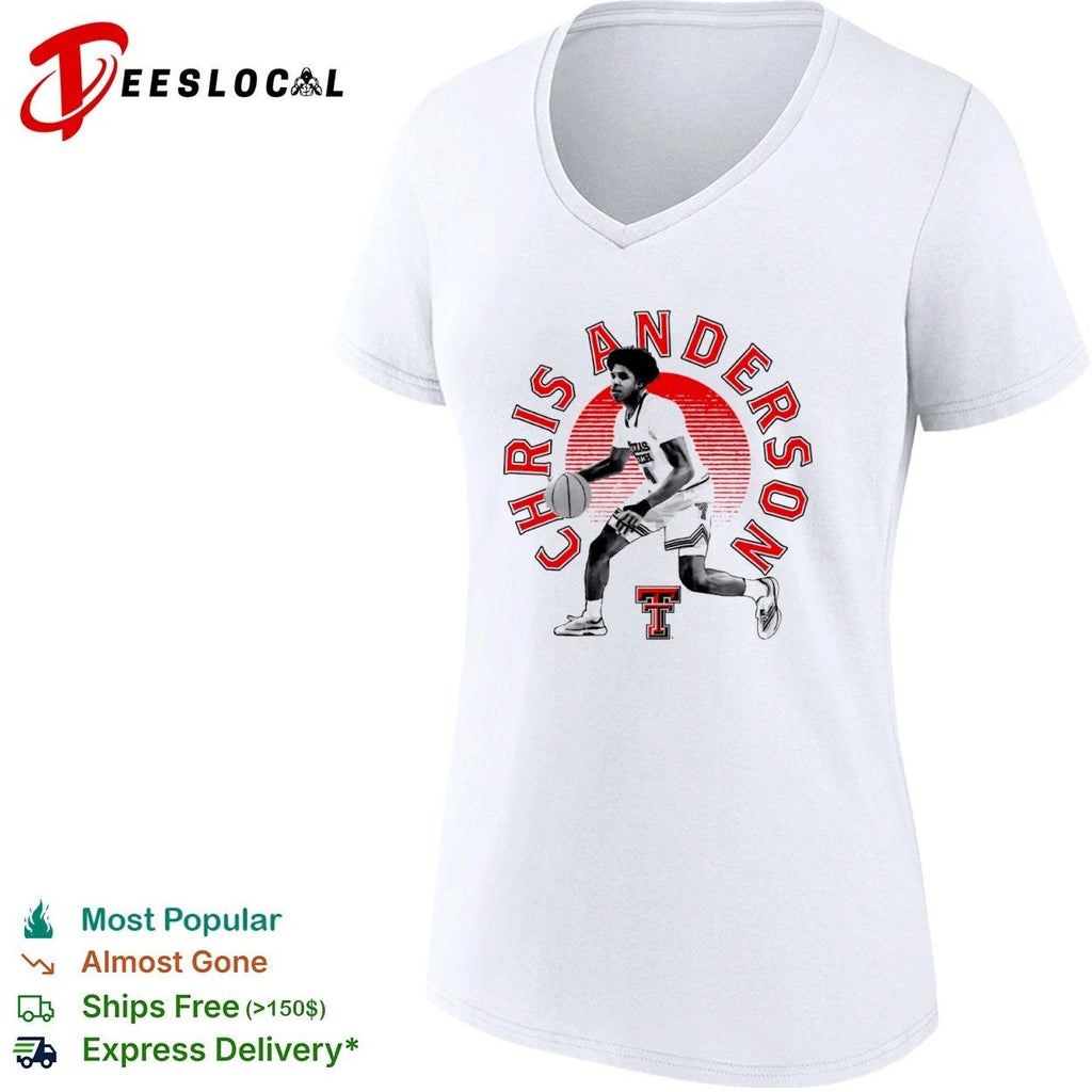 Chris Anderson Texas Tech Red Raiders Basketball T-shirt