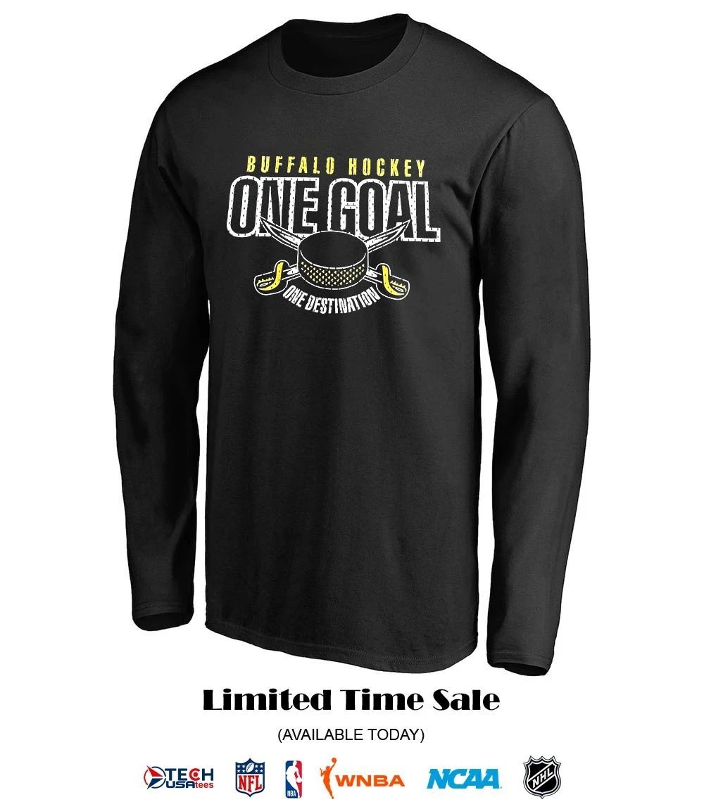 Buffalo Sabres Hockey one goal one destination shirt