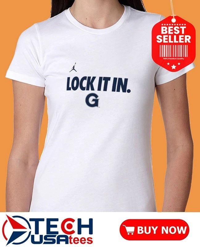 Lock it in Georgetown Hoyas 2026 On-Court Bench shirt