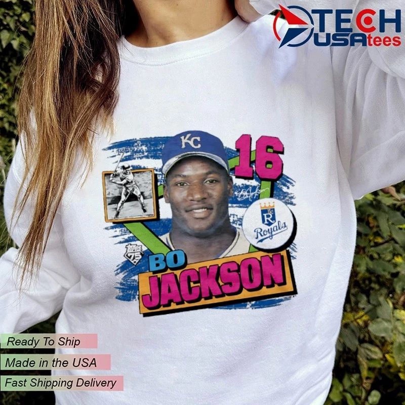 Bo Jackson Kansas City Royals Topps Baseball’s 75th Anniversary shirt