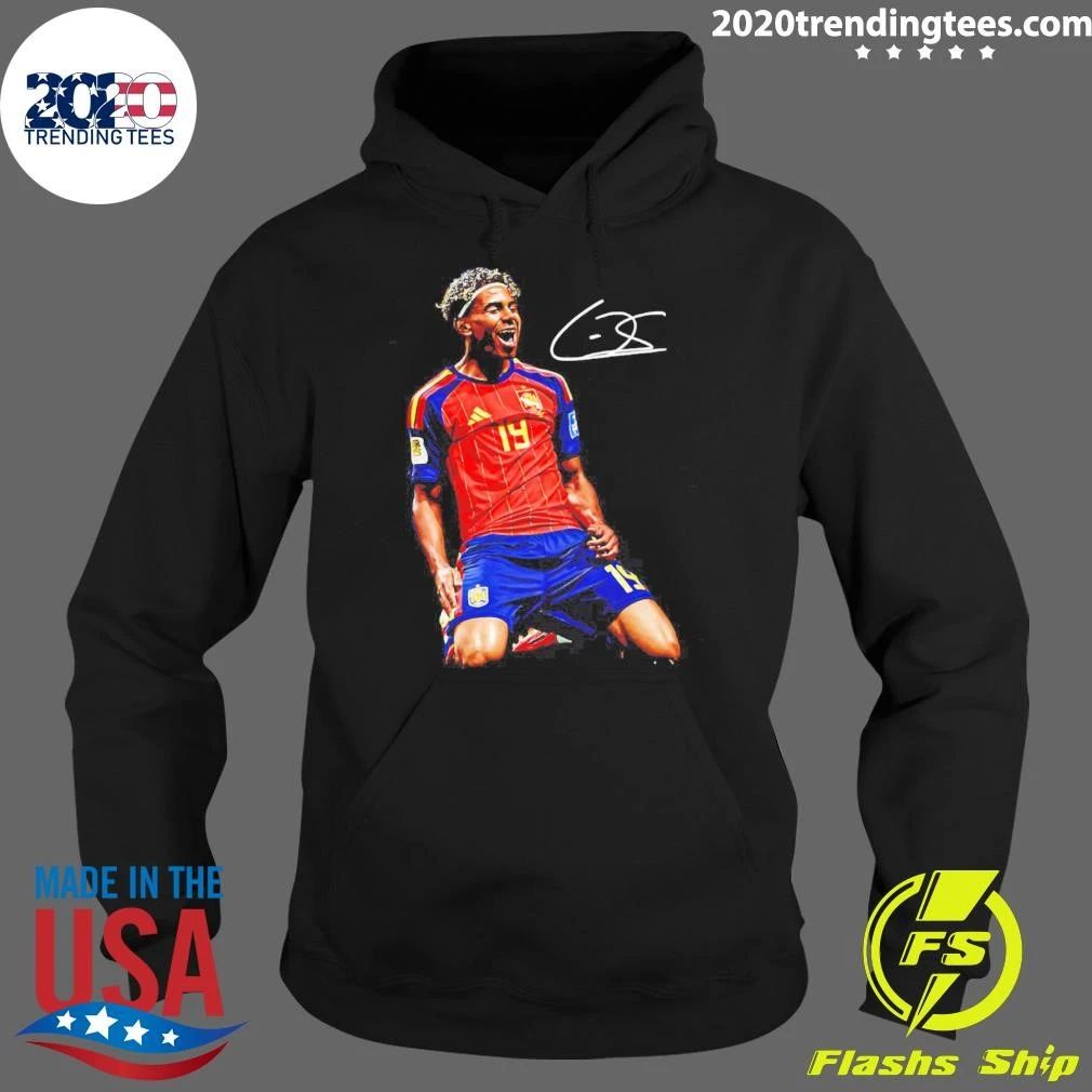 Lamine Yamal Arrived Spain National Football Team Shirt