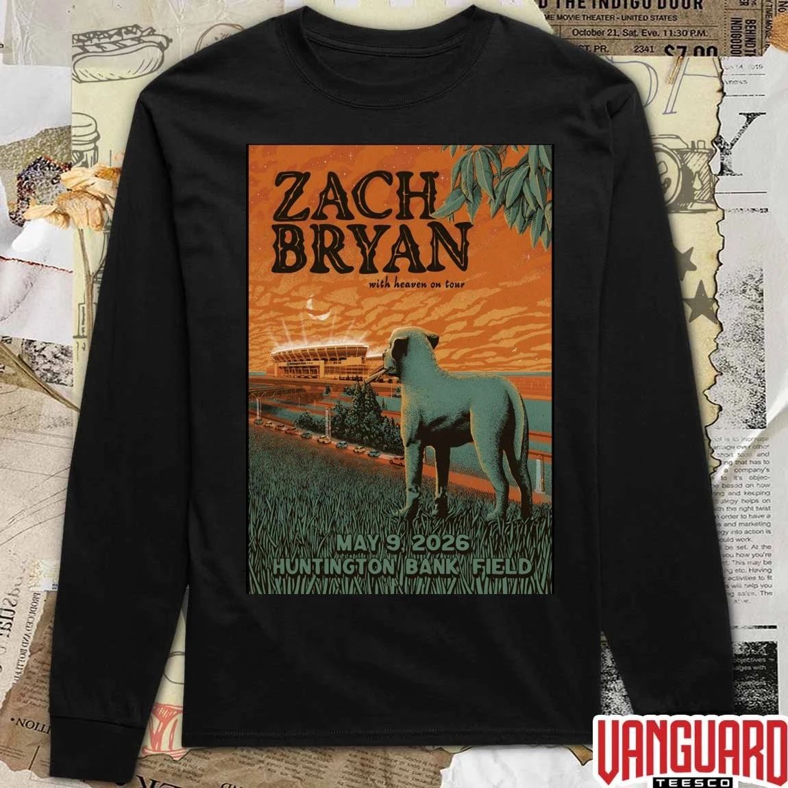 Zach Bryan Pop-Up Shop Now Huntington Bank Field Cleveland OH May 9 2026 Poster t-shirt